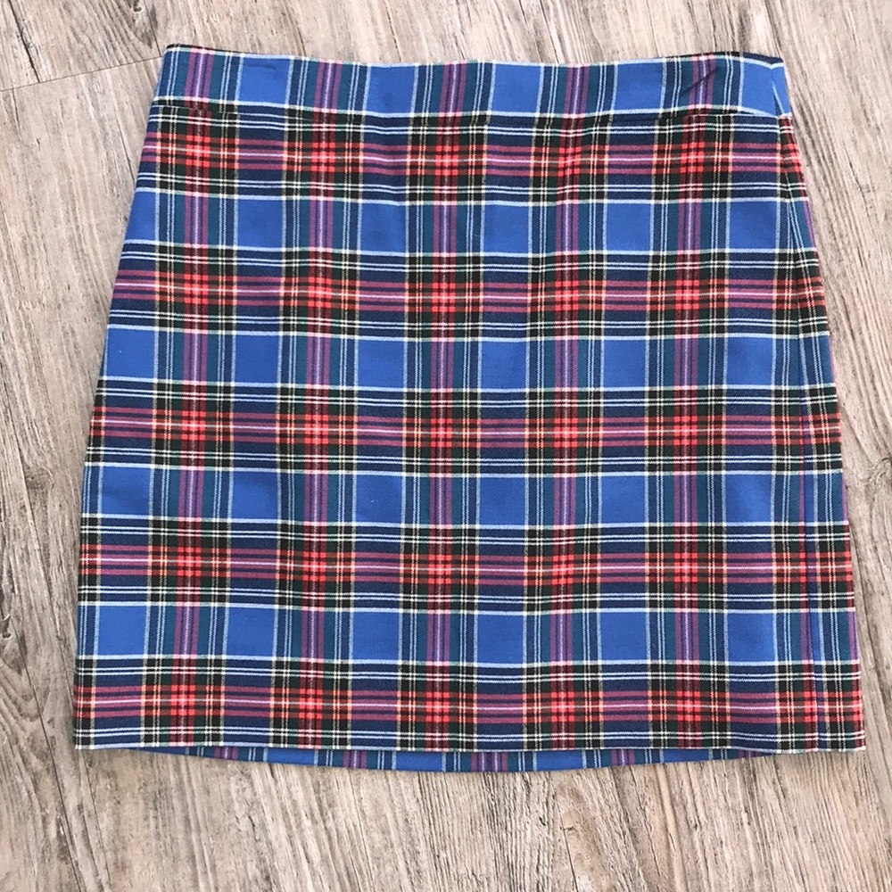 J Crew Plaid Skirt